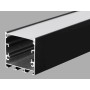 S5 Surface Type Aluminium Profile 3meter for LED-Strips, Black PROFILE-S5