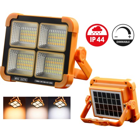 Proiettore LED Solare 200W Dimmerabile 3CCT