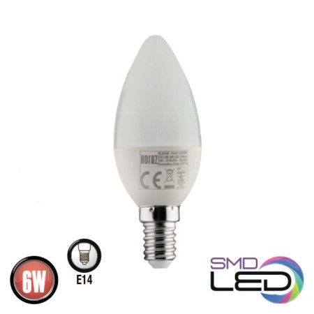 10x pcs. LED Bulb ULTRA-6 E14 6W