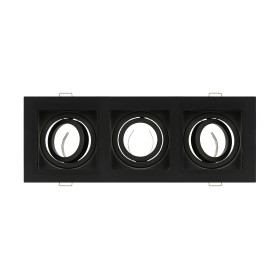 Inbouwdownlight-armatuur PETUNIA-3 Volledig zwart MR16