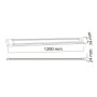 LED Linear Batten Light GAMA-80 80W 120cm White