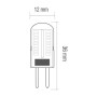 10x pcs. Led Capsule MICRO-3 3W G4 SILICON