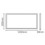 120x30cm LED Surface Backlight PROTEUS-48 48W white