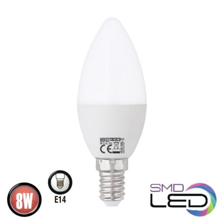 10x pcs. LED Bulb ULTRA-8 8W E14