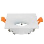 Recessed Downlight Fitting MR 16 CLOVE-S Square White