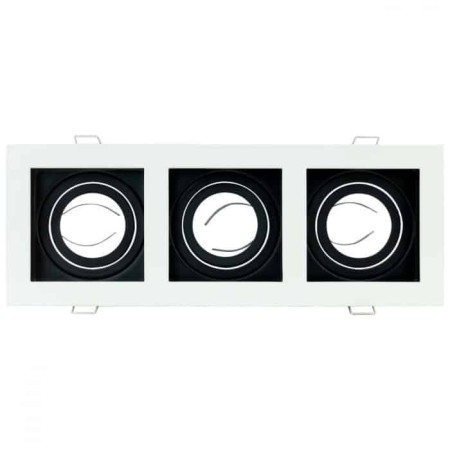 Recessed Downlight Fitting PETUNIA-3 Black White MR16