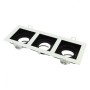 Recessed Downlight Fitting PETUNIA-3 Black White MR16