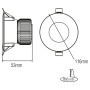 Led Recessed Downlight LUCIA-20 20W 6400K White