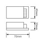 LED Driver 60W VEGA-60/24 2.5A